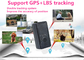 Rechargeable LBS Vehicle GPS Tracker 3000mah 3.7V Real Time 2D RMS